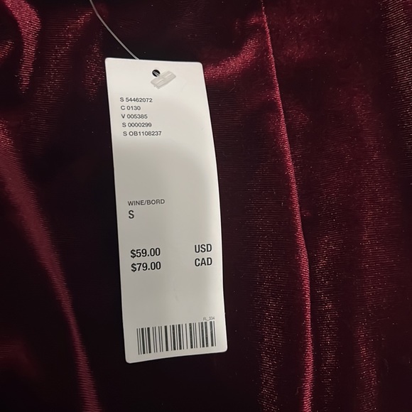 UO Genova red velvet tie back dress - Picture 7 of 7